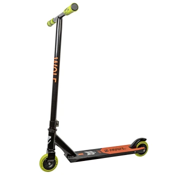 Трюковой самокат Novatrack WOLF 50 (El) Черно-оранжевый