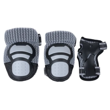 Набор защиты Tech Team Safe fit teens 4.0 Gray (серый) размер L