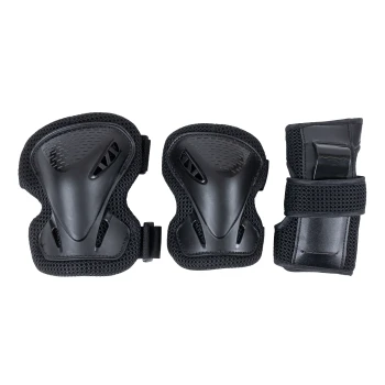 Набор защиты Tech Team Safe fit adult 3.0 Black (черный) размер L